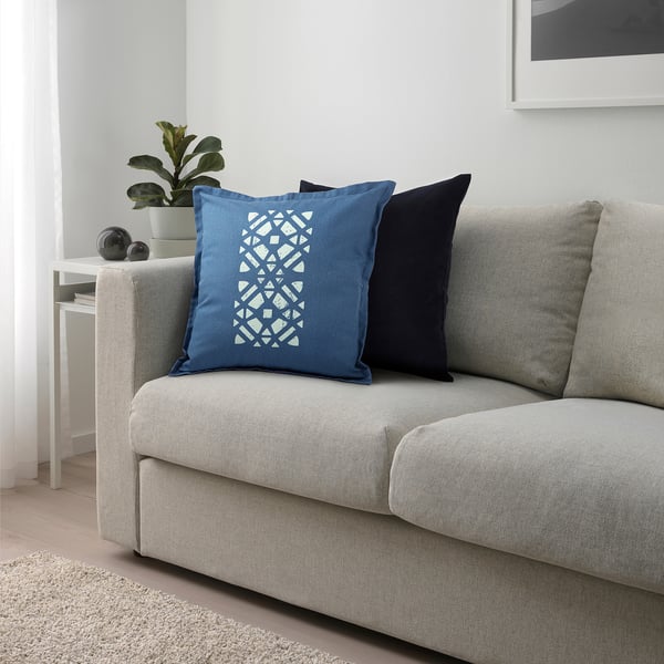 GOKVÄLLÅ Cushion cover, blue, 50x50 cm