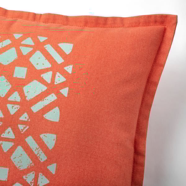 GOKVÄLLÅ Cushion cover, brown-red, 50x50 cm