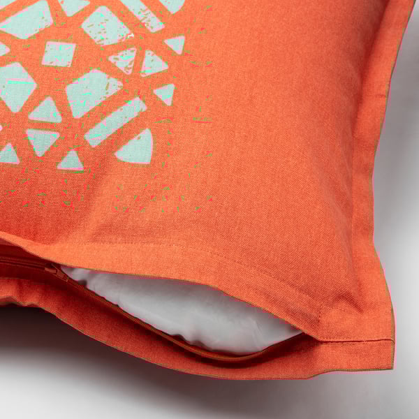 GOKVÄLLÅ Cushion cover, brown-red, 50x50 cm