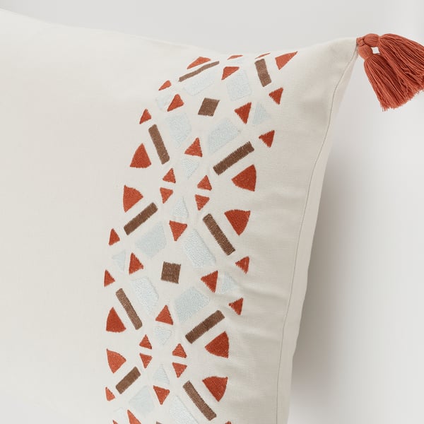 GOKVÄLLÅ Cushion cover, off-white, 40x58 cm