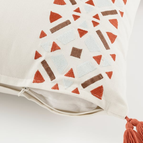 GOKVÄLLÅ Cushion cover, off-white, 40x58 cm
