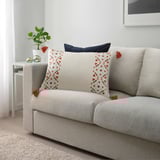 GOKVÄLLÅ Cushion cover, off-white, 40x58 cm