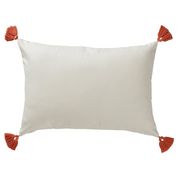 GOKVÄLLÅ Cushion cover, off-white, 40x58 cm