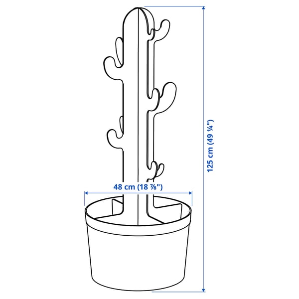 GREJSIMOJS Clothes stand, 125 cm