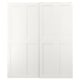 Option: GRIMO Pair of sliding doors, white, 200x236 cm