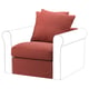 GRÖNLID 1-seat section, Ljungen light red