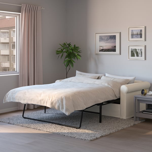 GRÖNLID 2-seat sofa-bed, Inseros white