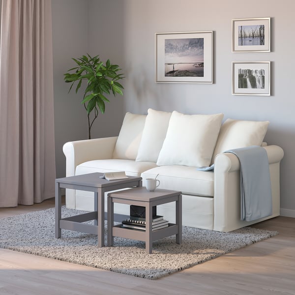 GRÖNLID 2-seat sofa-bed, Inseros white