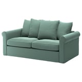 GRÖNLID 2-seat sofa-bed, Ljungen light green