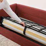 GRÖNLID 2-seat sofa-bed, Ljungen light red