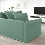 GRÖNLID 2-seat sofa, Ljungen light green