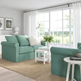 GRÖNLID 2-seat sofa, Ljungen light green