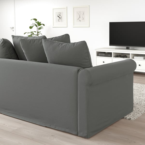 GRÖNLID 2-seat sofa, Ljungen medium grey