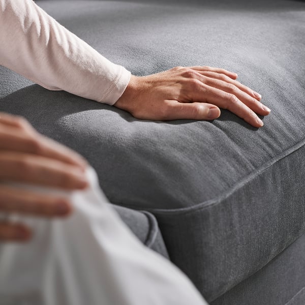 GRÖNLID 2-seat sofa, Ljungen medium grey