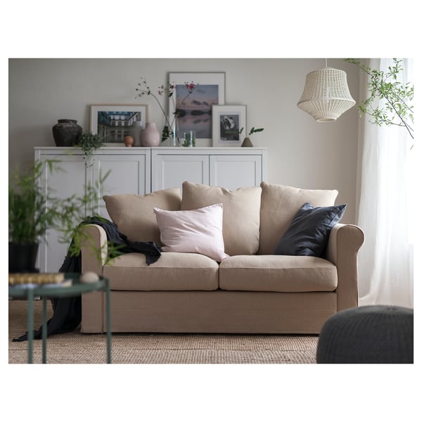 GRÖNLID 2-seat sofa, Sporda natural