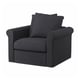 GRÖNLID Armchair, Sporda dark grey