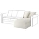GRÖNLID Chaise longue section, Inseros white