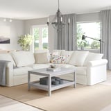 GRÖNLID Corner sofa, 4-seat, Inseros white