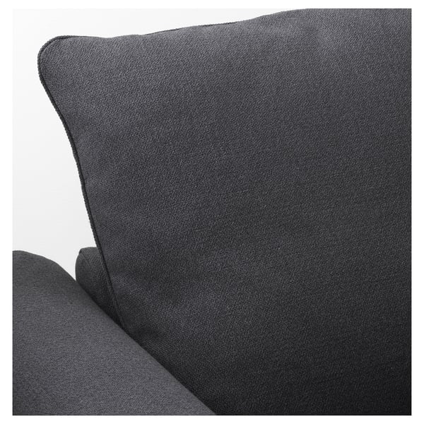 GRÖNLID Corner sofa, 5-seat, Sporda dark grey