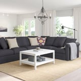 GRÖNLID Corner sofa, 5-seat, Sporda dark grey
