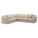 GRÖNLID Corner sofa, 5-seat, Sporda natural