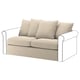 GRÖNLID Cover for 2-seat sofa-bed section, Sporda natural