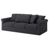 GRÖNLID Cover for 3-seat sofa, Sporda dark grey