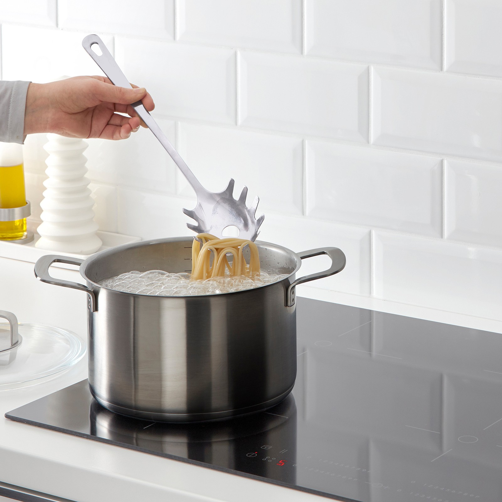 GRUNKA 4piece kitchen utensil set, stainless steel IKEA