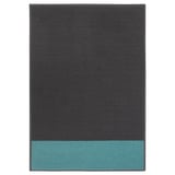 HALSTED Door mat, grey/blue, 70x100 cm