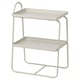 HATTÅSEN Bedside table/shelf unit, light beige