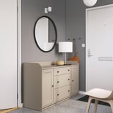 HAUGA Sideboard, beige, 140x84 cm