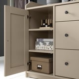 HAUGA Sideboard, beige, 140x84 cm