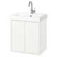 HAVBÄCK / ORRSJÖN Wash-stnd w drs/deep wash-basin/tap, white, 62x49x72 cm