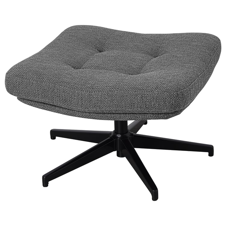 HAVBERG footstool, Lejde grey/black IKEA Malaysia
