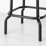 HÅVERUD / RÅSKOG Table and 4 stools, black/black, 105 cm