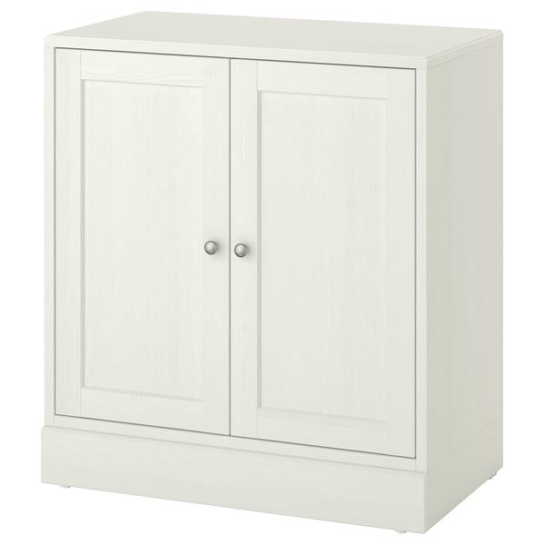 HAVSTA Cabinet with plinth, white, 81x47x89 cm