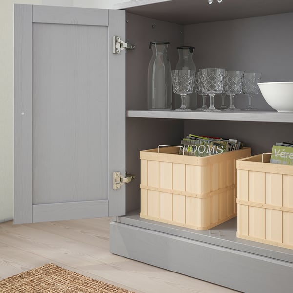 HAVSTA Storage combination, grey, 81x47x212 cm