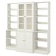 HAVSTA Storage combination w glass doors, white, 203x47x212 cm