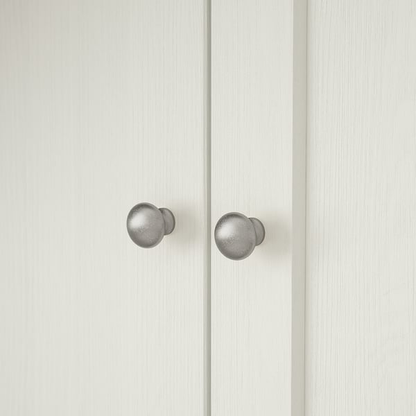 HAVSTA Storage combination w glass doors, white, 203x47x212 cm