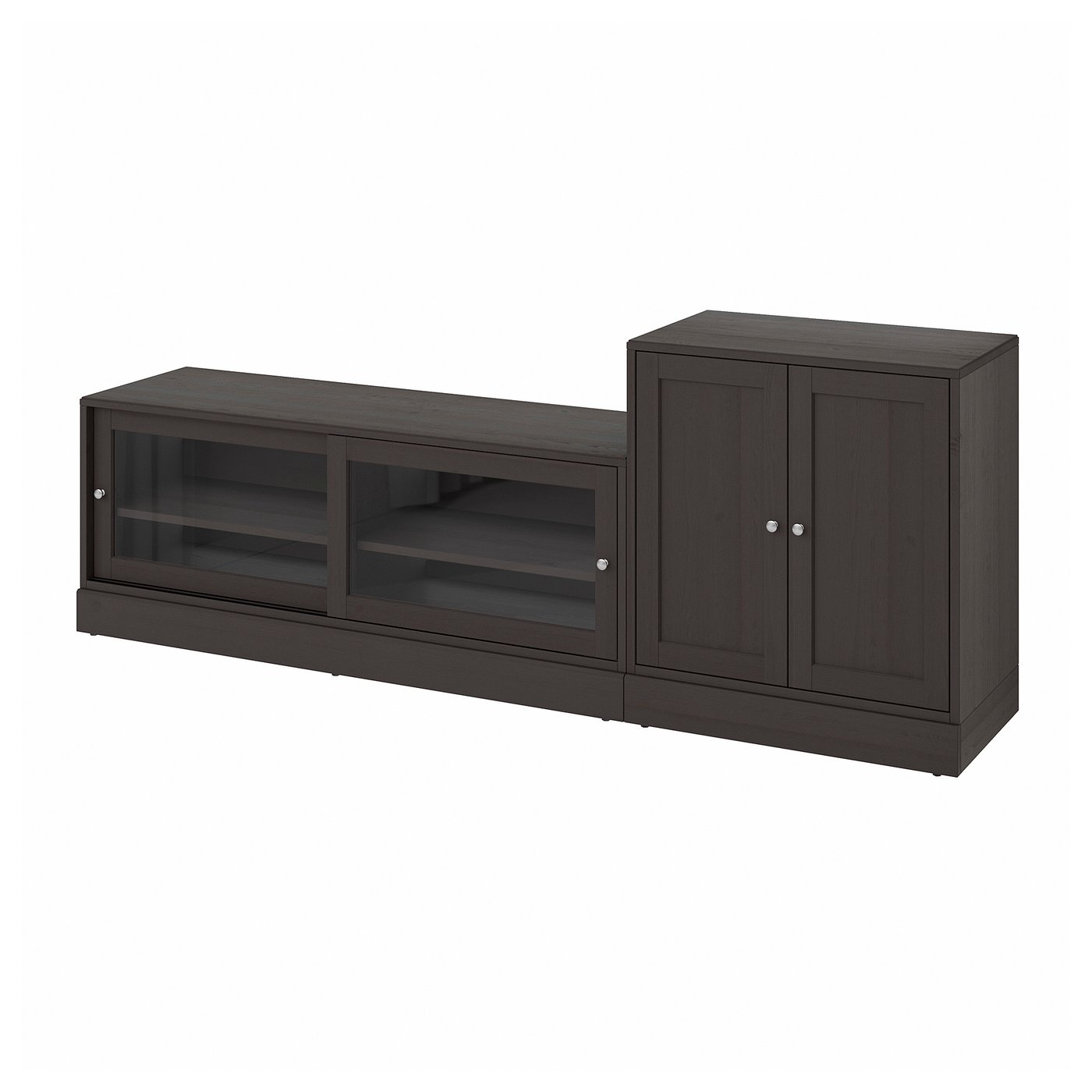 HAVSTA TV storage combination, dark brown, 241x47x89 cm IKEA Malaysia