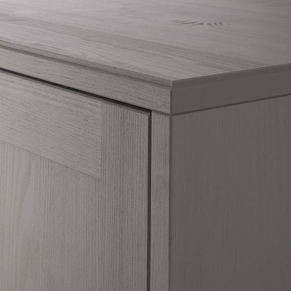 HAVSTA TV storage combination, grey, 241x47x89 cm