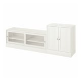HAVSTA TV storage combination, white, 241x47x89 cm