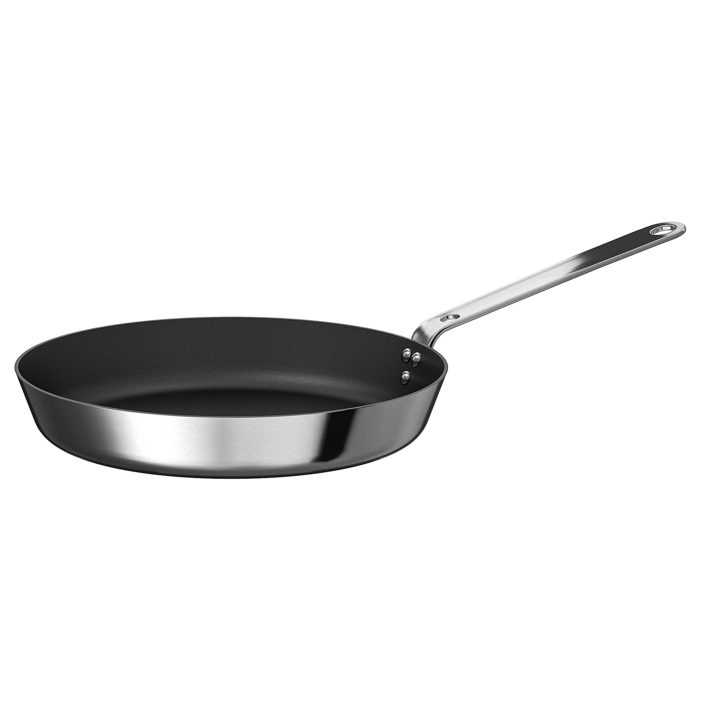 HEMKOMST frying pan, stainless steel/nonstick coating, 28 cm IKEA