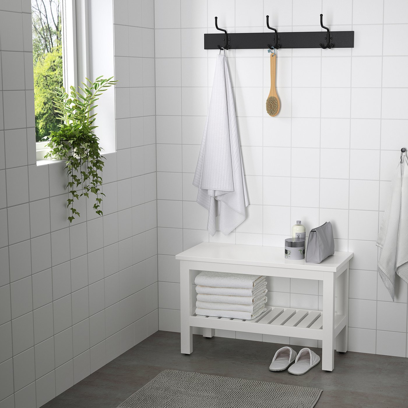 HEMNES Bench white 83 cm