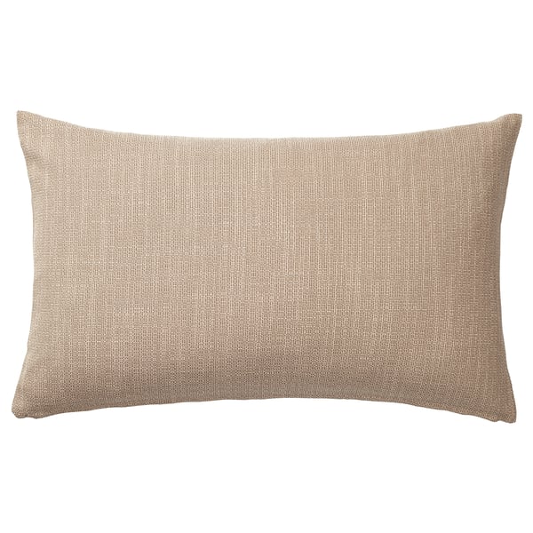 HILLARED Cushion cover, beige, 40x65 cm