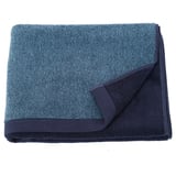 HIMLEÅN Bath towel, dark blue/mélange, 70x140 cm
