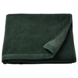 HIMLEÅN Bath towel, dark green/mélange, 70x140 cm