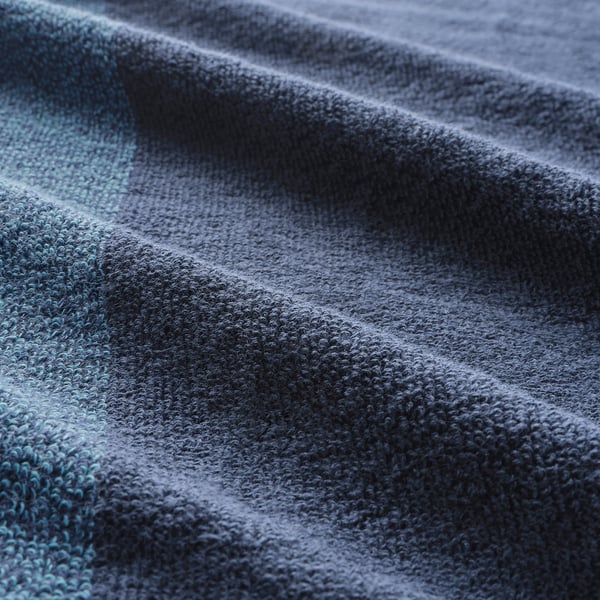 HIMLEÅN Washcloth, dark blue/mélange, 30x30 cm