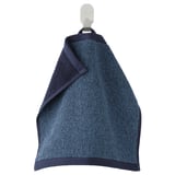 HIMLEÅN Washcloth, dark blue/mélange, 30x30 cm