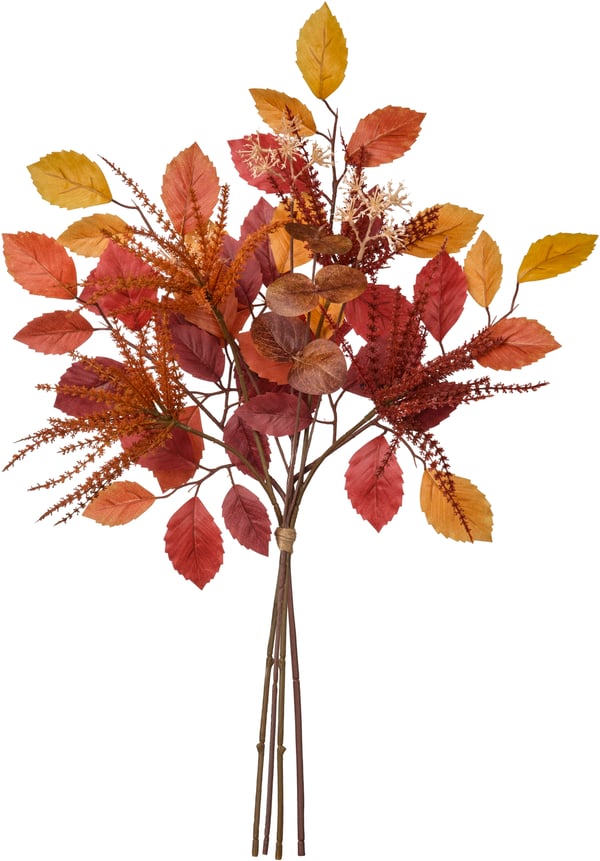 HÖSTAGILLE Artificial bouquet, in/outdoor mixed colours
